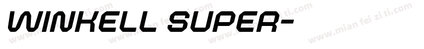 winkell super字体转换